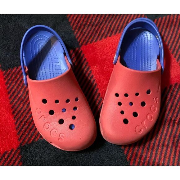 Crocs Two Tone Sling Back Clogs J3 - Picture 1 of 9